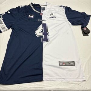 Dak Prescott #4 Dallas Cowboys Nike Split Jersey Men's XL New